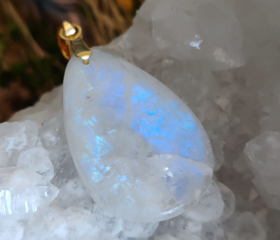 Miniature : Pendentif en Péristérite