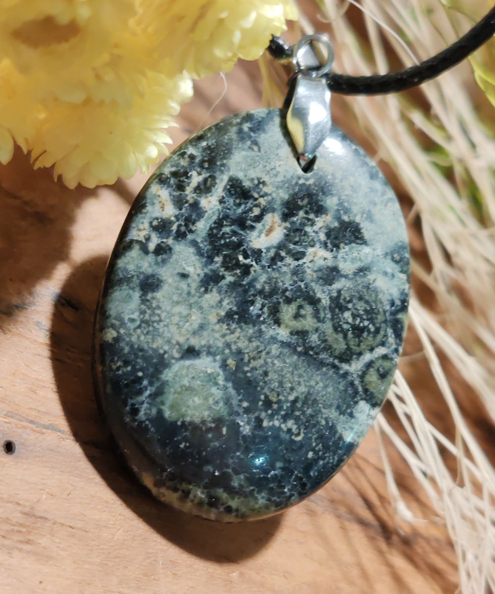 Miniature : Pendentif en Jaspe Kambaba