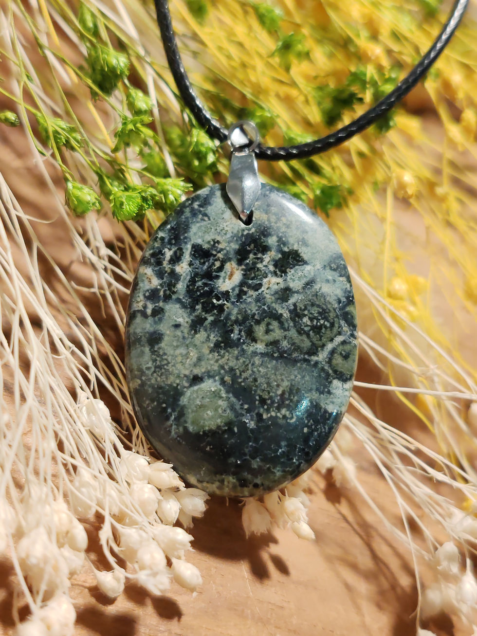 Miniature : Pendentif en Jaspe Kambaba