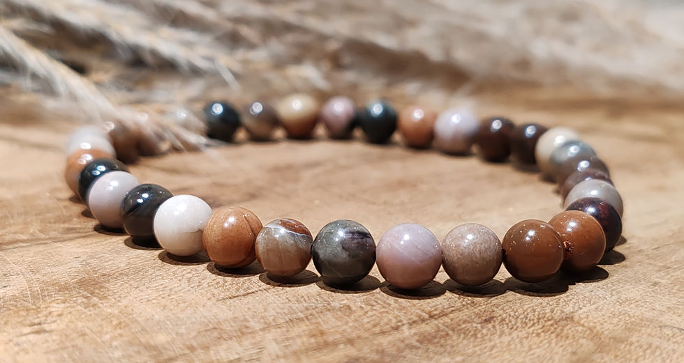 Miniature : Bracelet en bois fossile