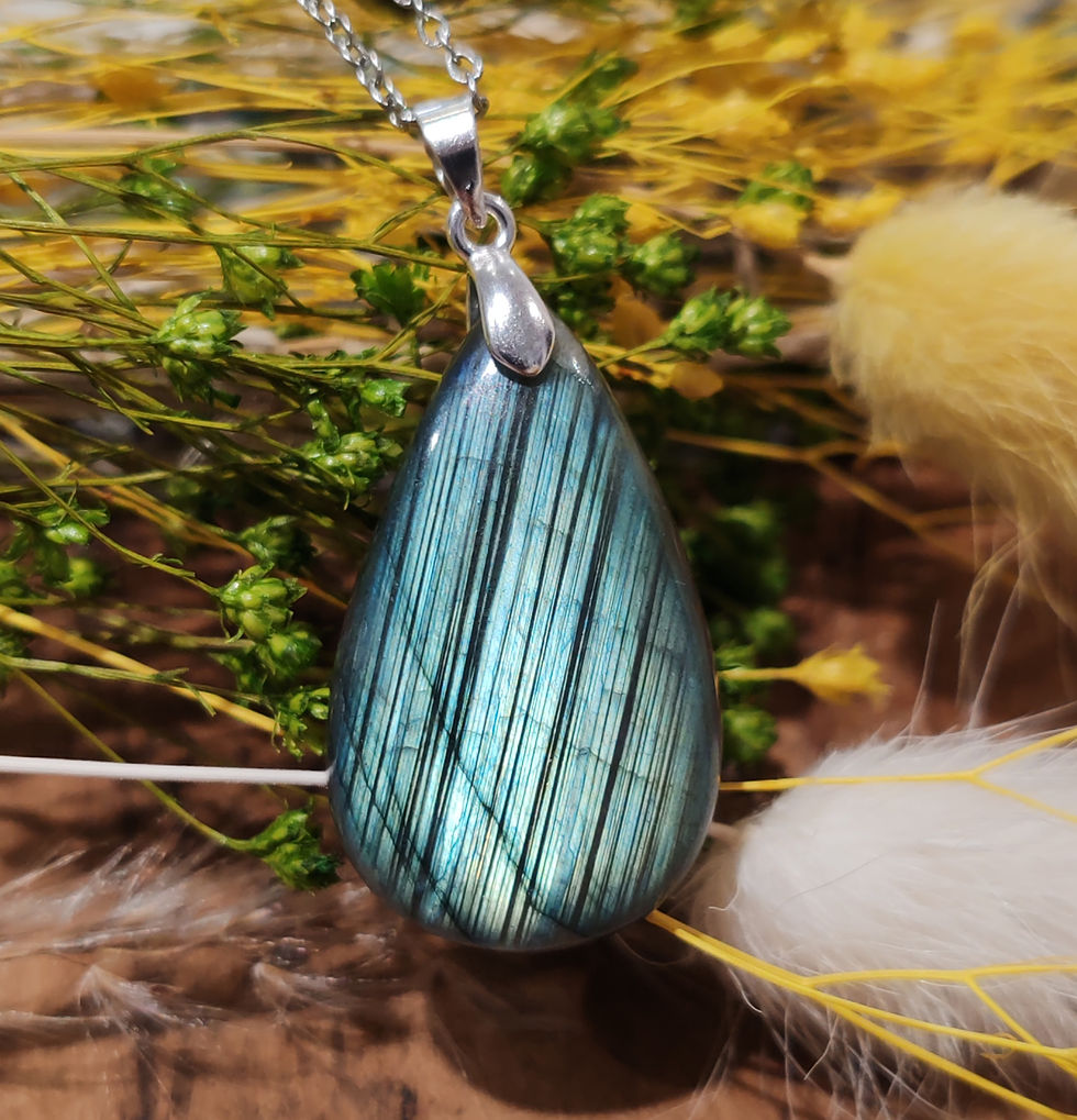 Miniature : Pendentif en Labradorite