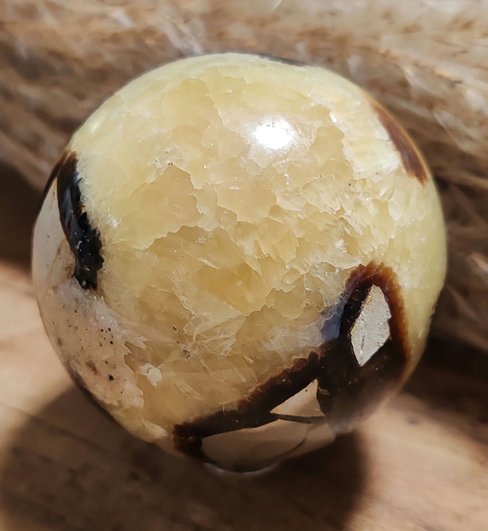 Sphère en Septaria