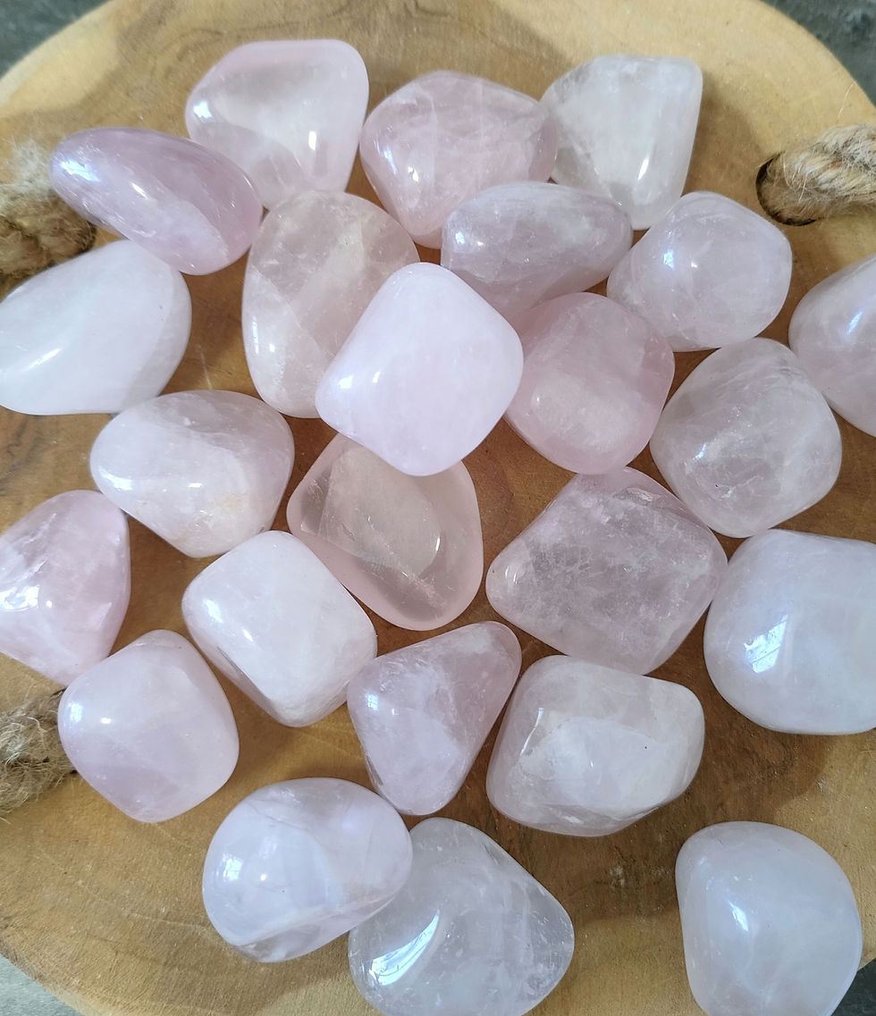 Miniature : Pierre roulée en Quartz rose 