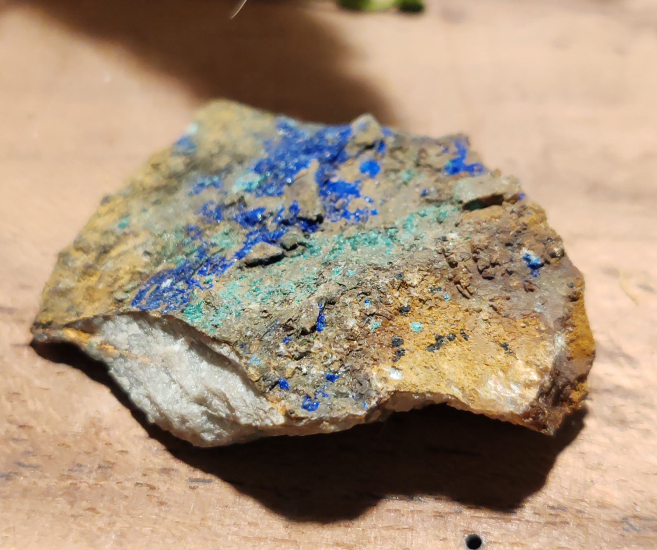 Malachite Azurite brute