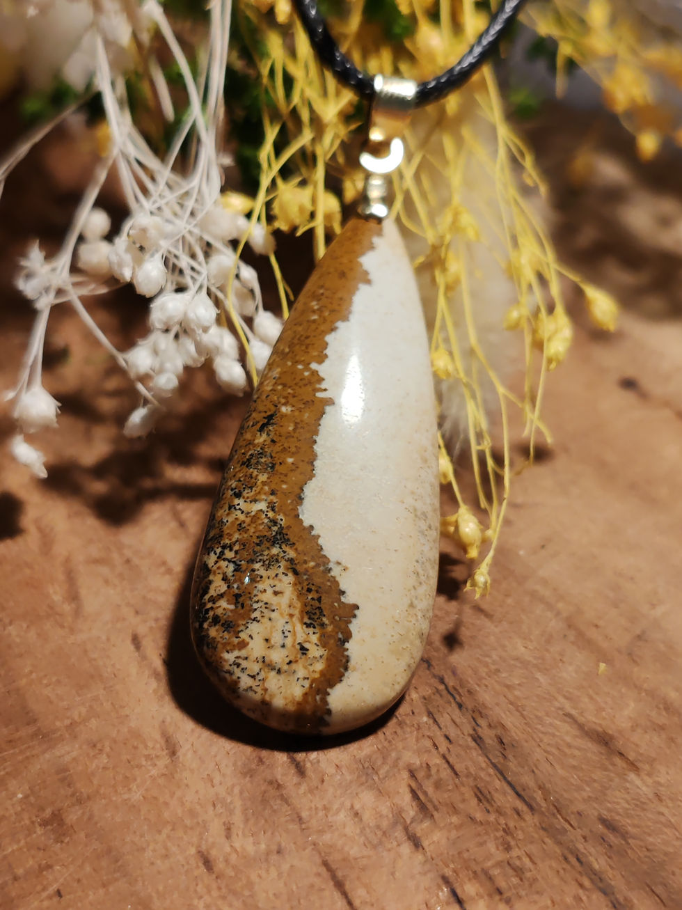 Miniature : Pendentif en Jaspe Paysage