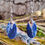 Miniature : Boucles d'oreilles en Sodalite