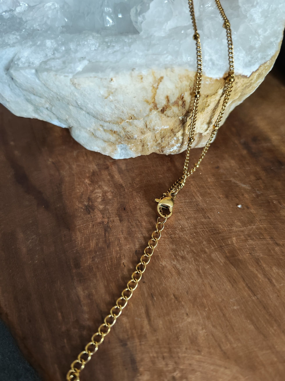 Miniature : Collier Aurébois en Œil de tigre et Arbre de vie