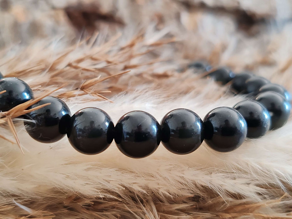 Miniature : bracelet en obsidienne œil céleste