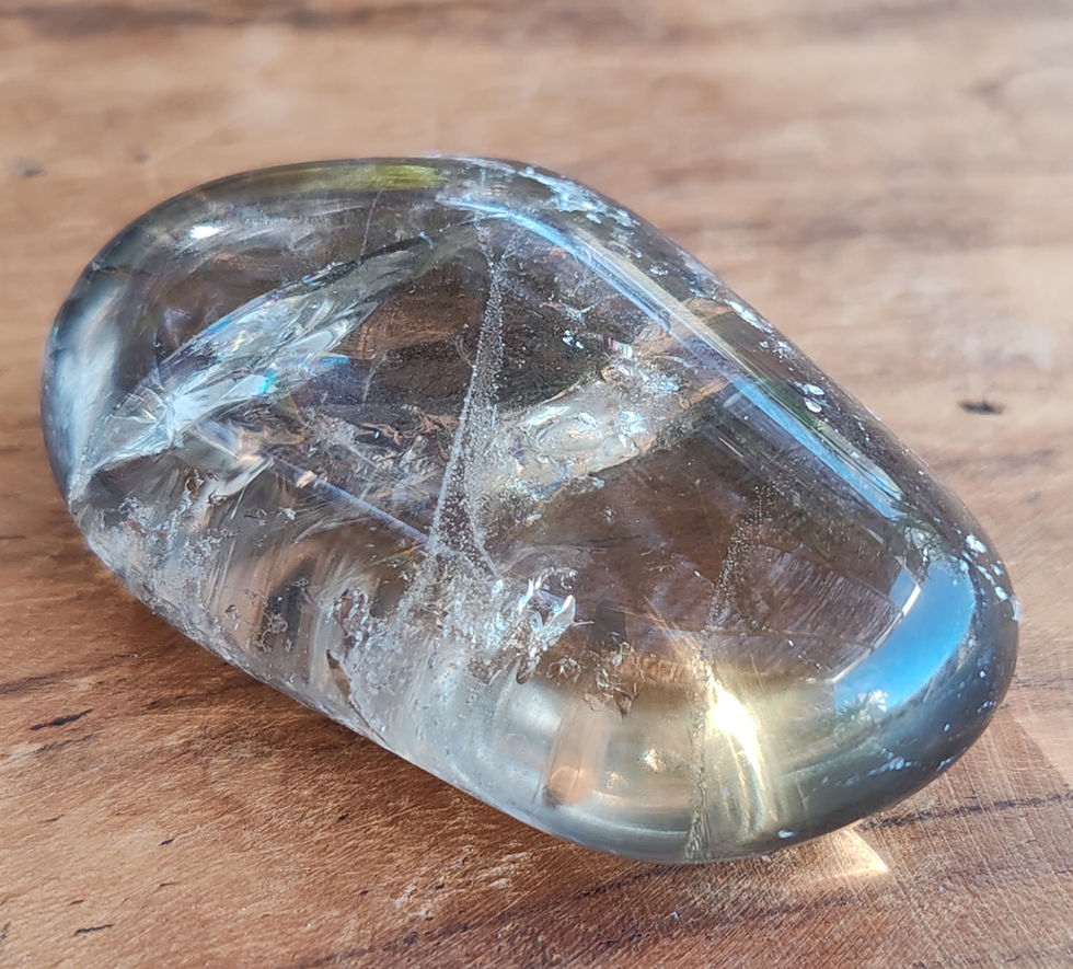 Miniature : Pierre roulée en Quartz Fumé