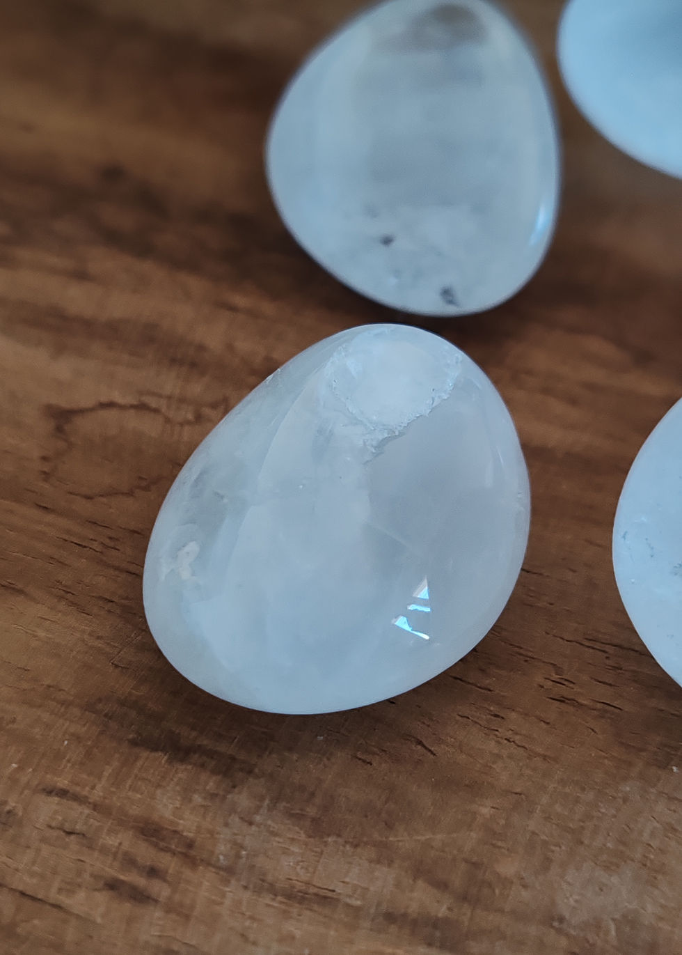 Miniature : Cristal de roche en Pierre Roulée