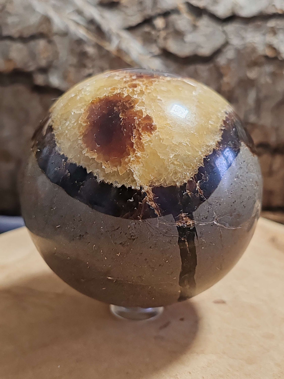 Miniature : Sphère en Septaria 