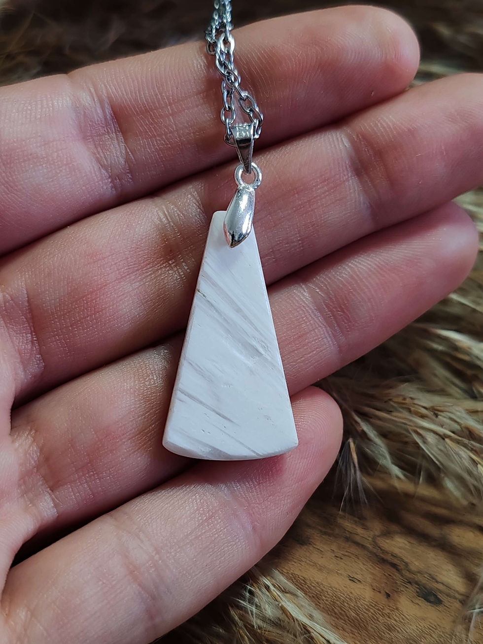 Miniature : pendentif en scolécite