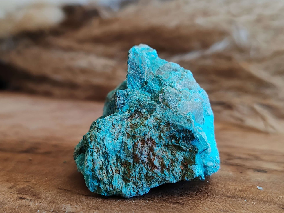 Miniature : chrysocolle brute