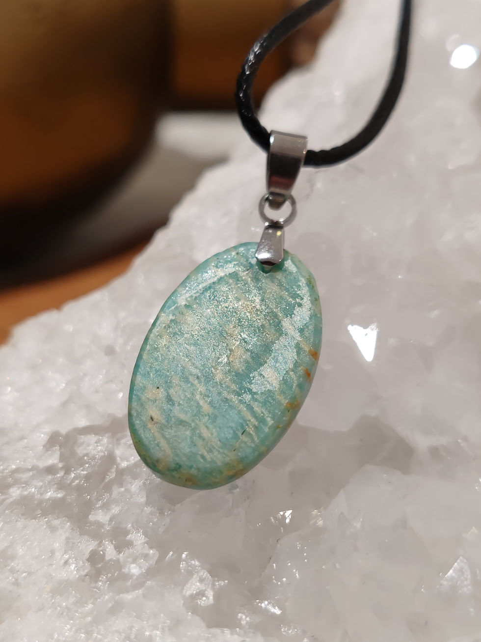 Miniature : Pendentif en Amazonite