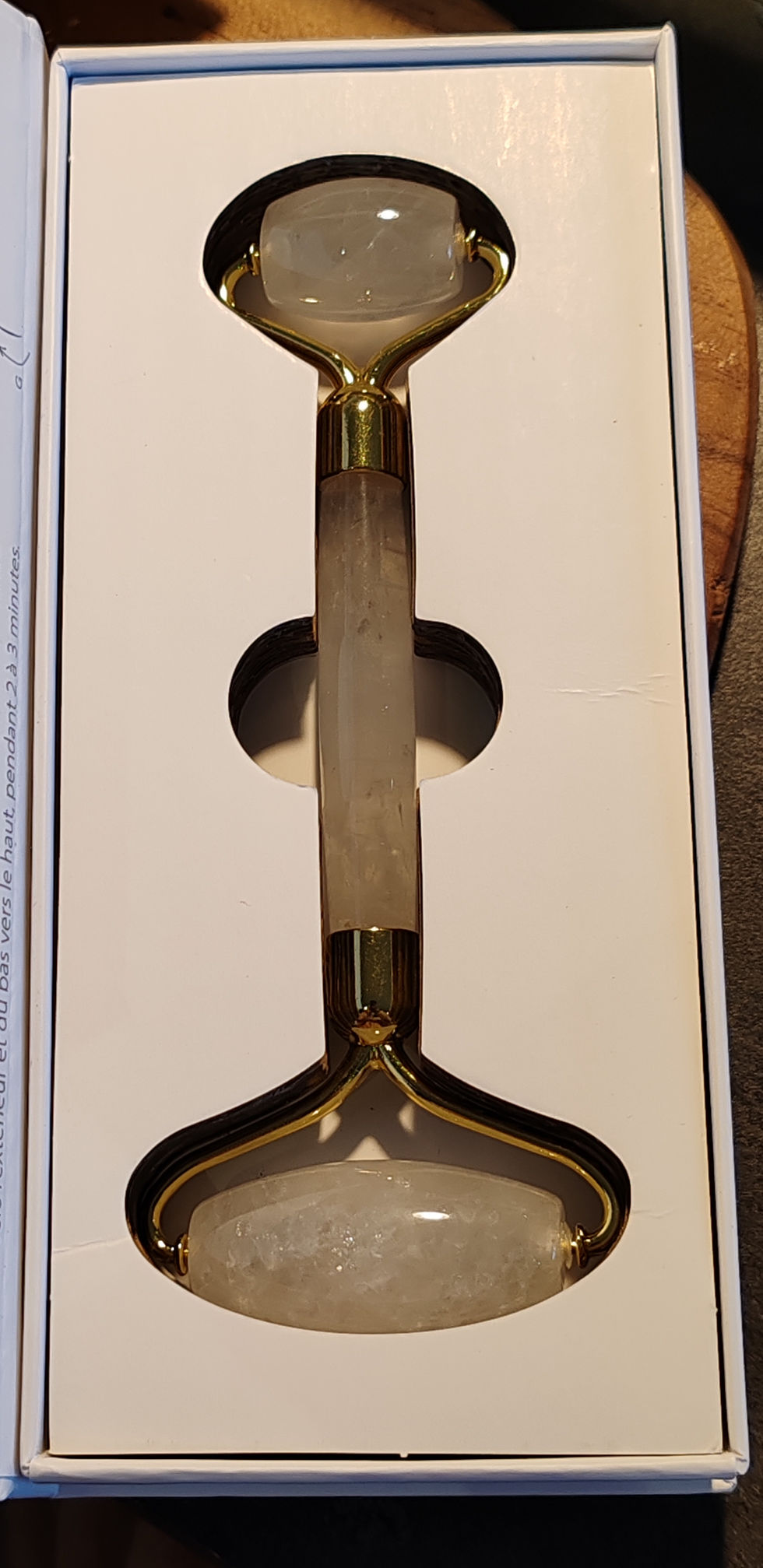 Miniature : Coffret rouleau de massage en Cristal de roche