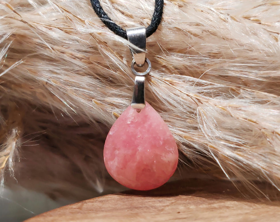 Miniature : Pendentif en Rhodochrosite
