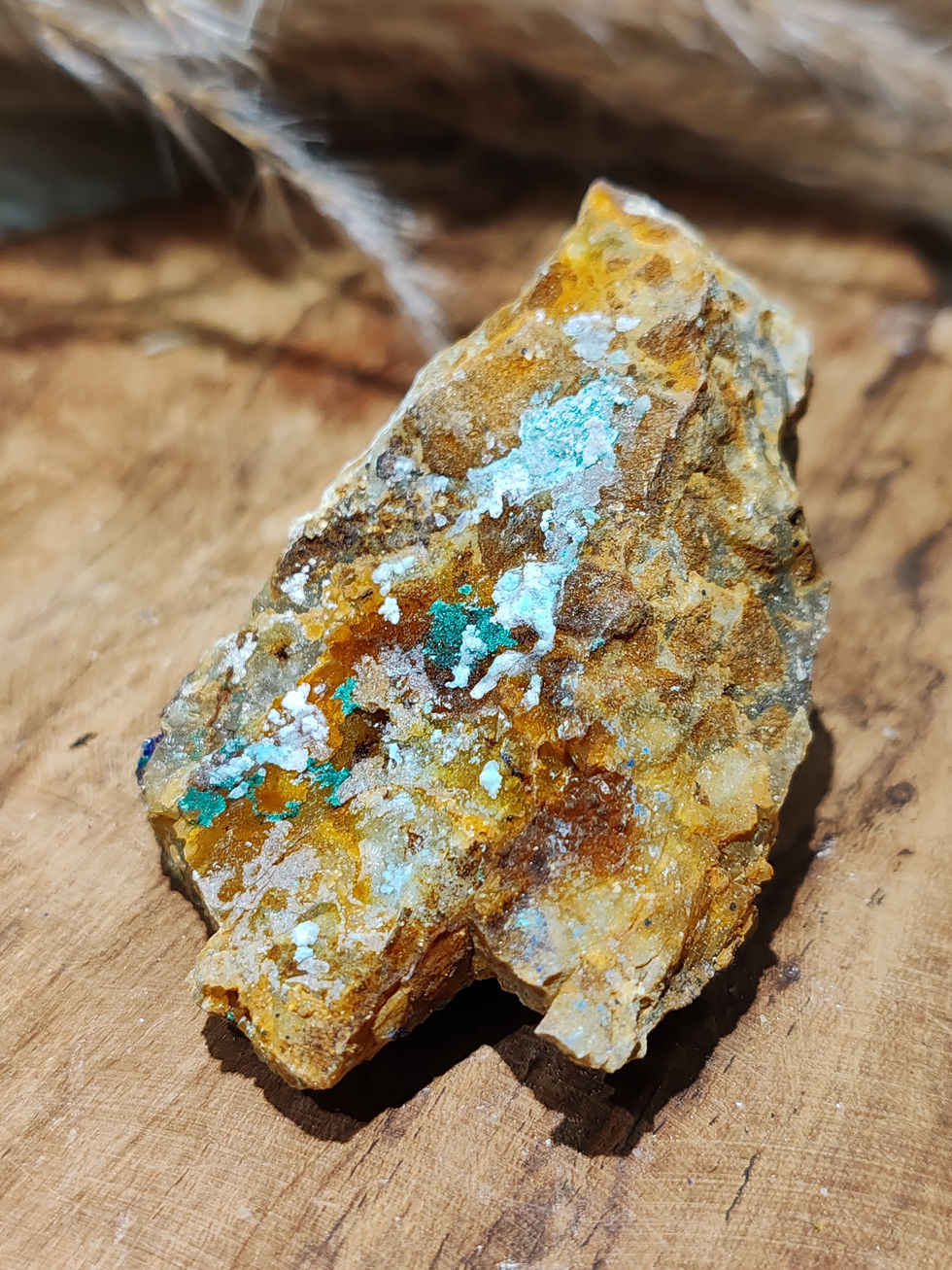 Miniature : Azurite malachite brute