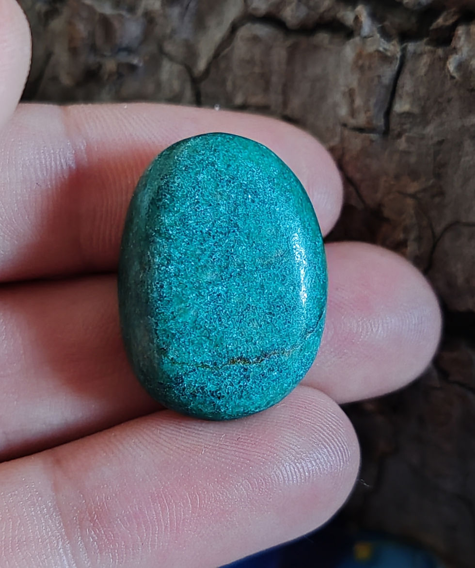 Miniature : Pierre roulée - Chrysocolle - Pérou