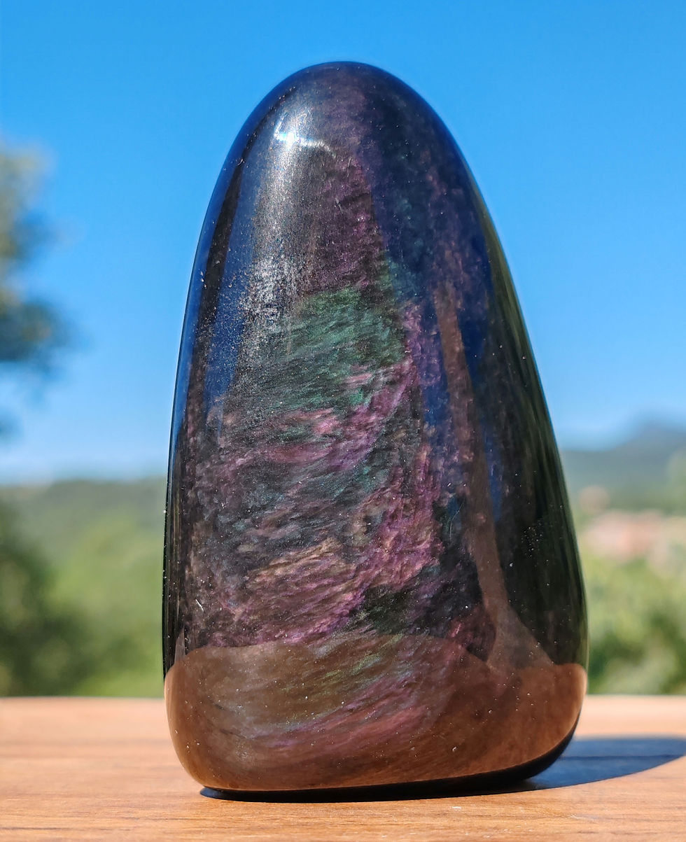Miniature : Obsidienne œil céleste
