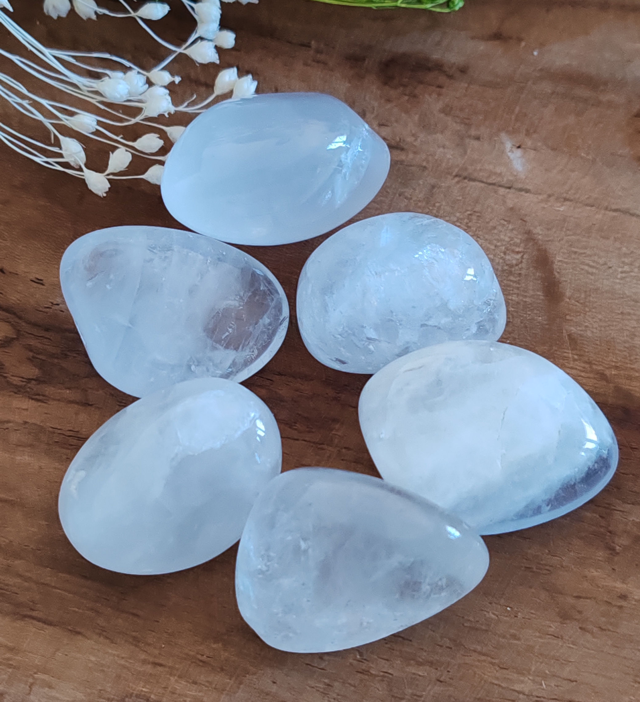 Cristal de roche en Pierre Roulée