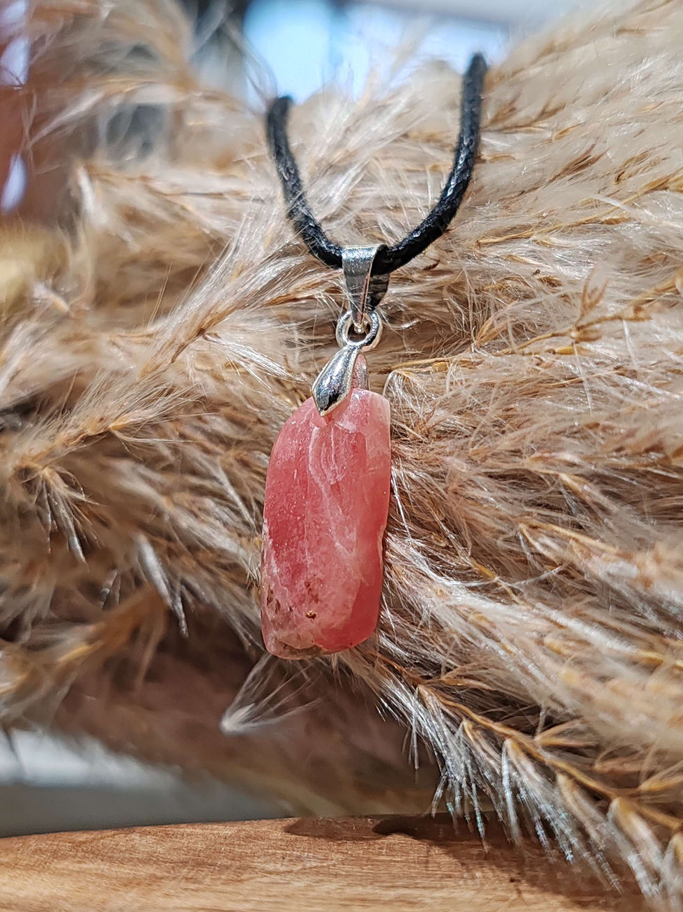Miniature : Pendentif en Rhodochrosite