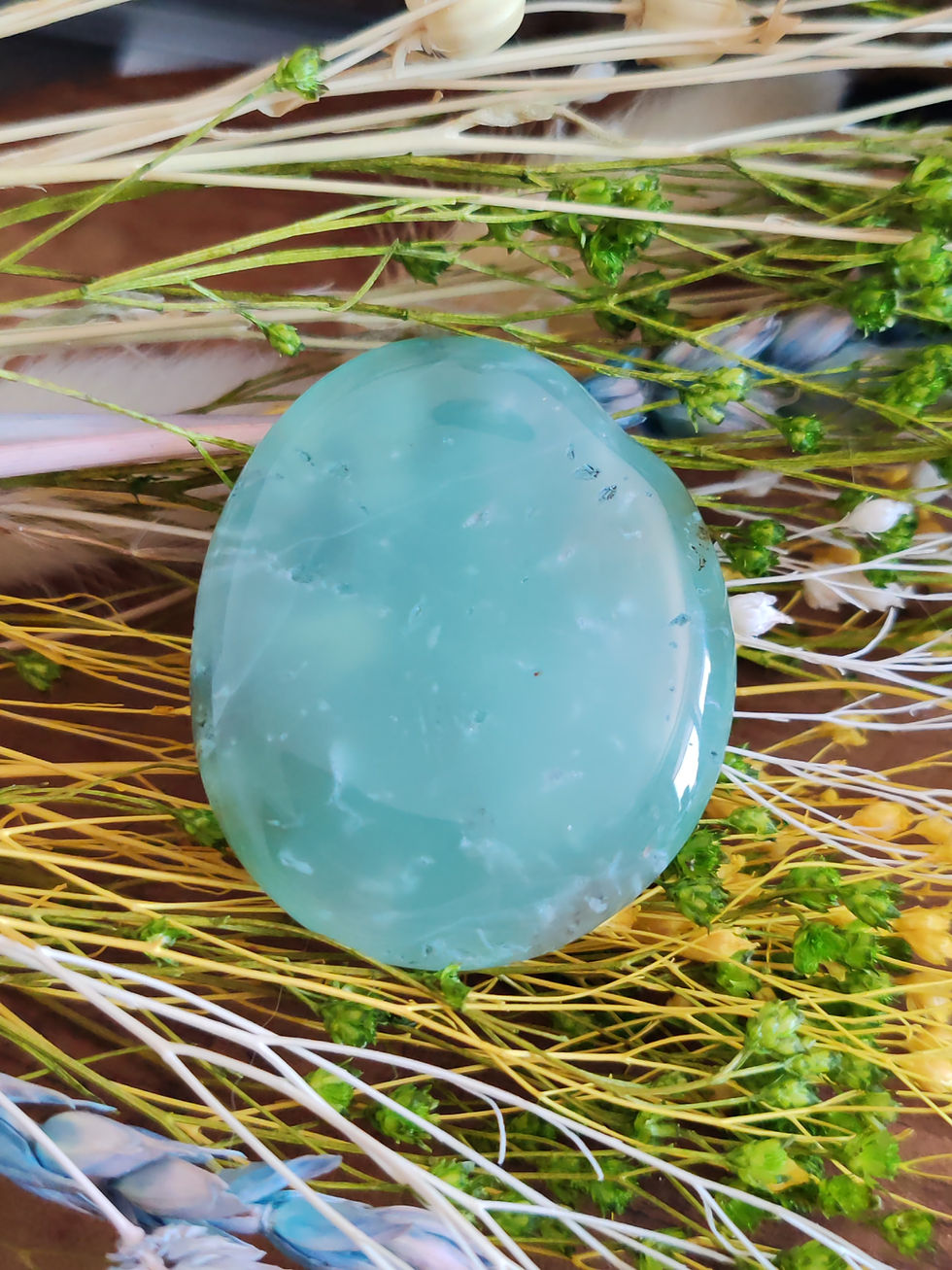Miniature : Galet en Chrysoprase