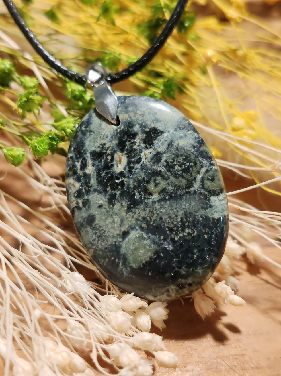 Miniature : Pendentif en Jaspe Kambaba