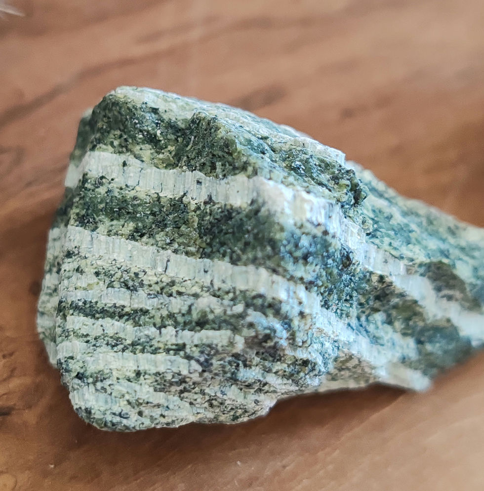 Miniature : Chrysotile brut
