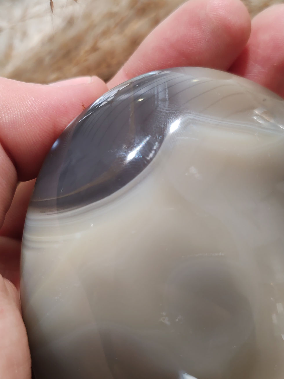 Miniature : Forme libre en Agate grise