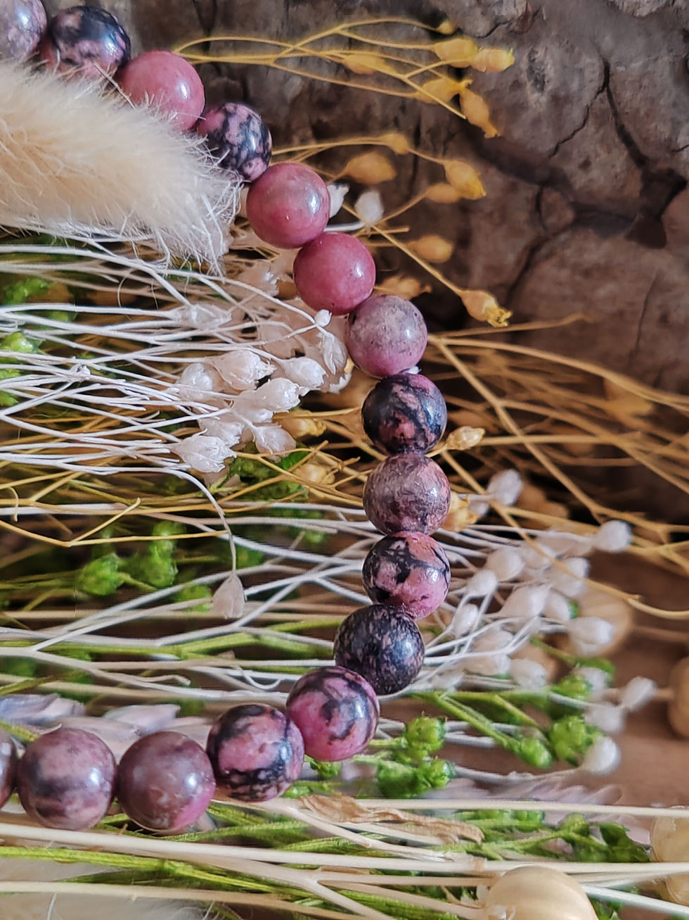 Miniature : Bracelet en Rhodonite