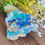 Miniature : Azurite malachite brute