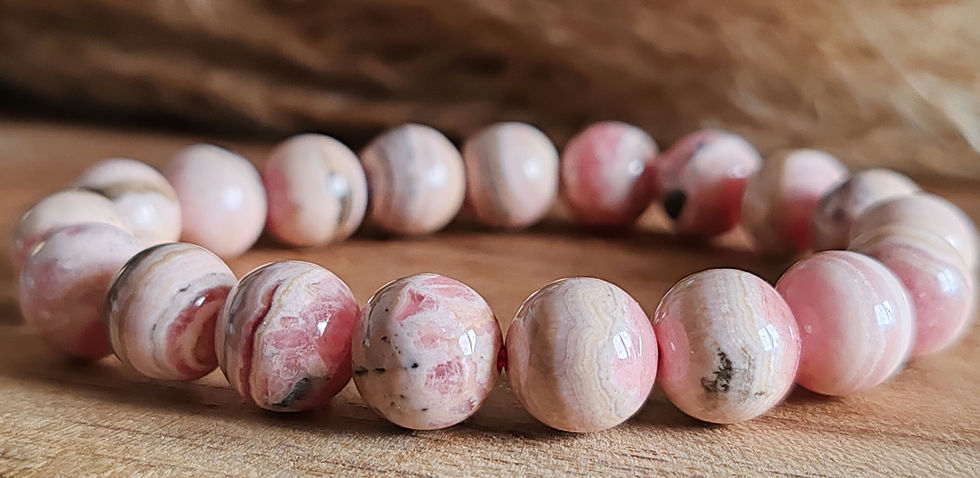 Miniature : bracelet en rhodochrosite