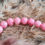Miniature : bracelet en rhodonite