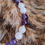 Miniature : bracelet en quartz rose et améthyste