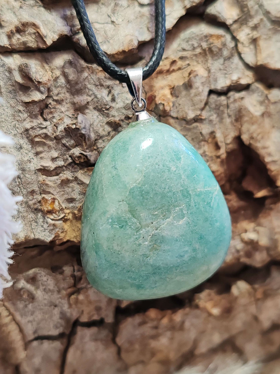 Miniature : pendentif en amazonite