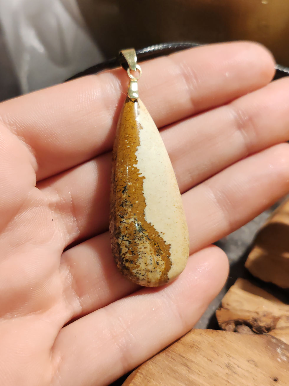 Miniature : Pendentif en Jaspe Paysage