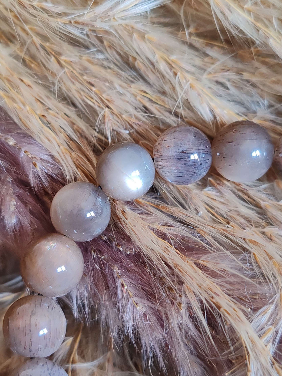 Miniature : Bracelet en Pierre de lune brune