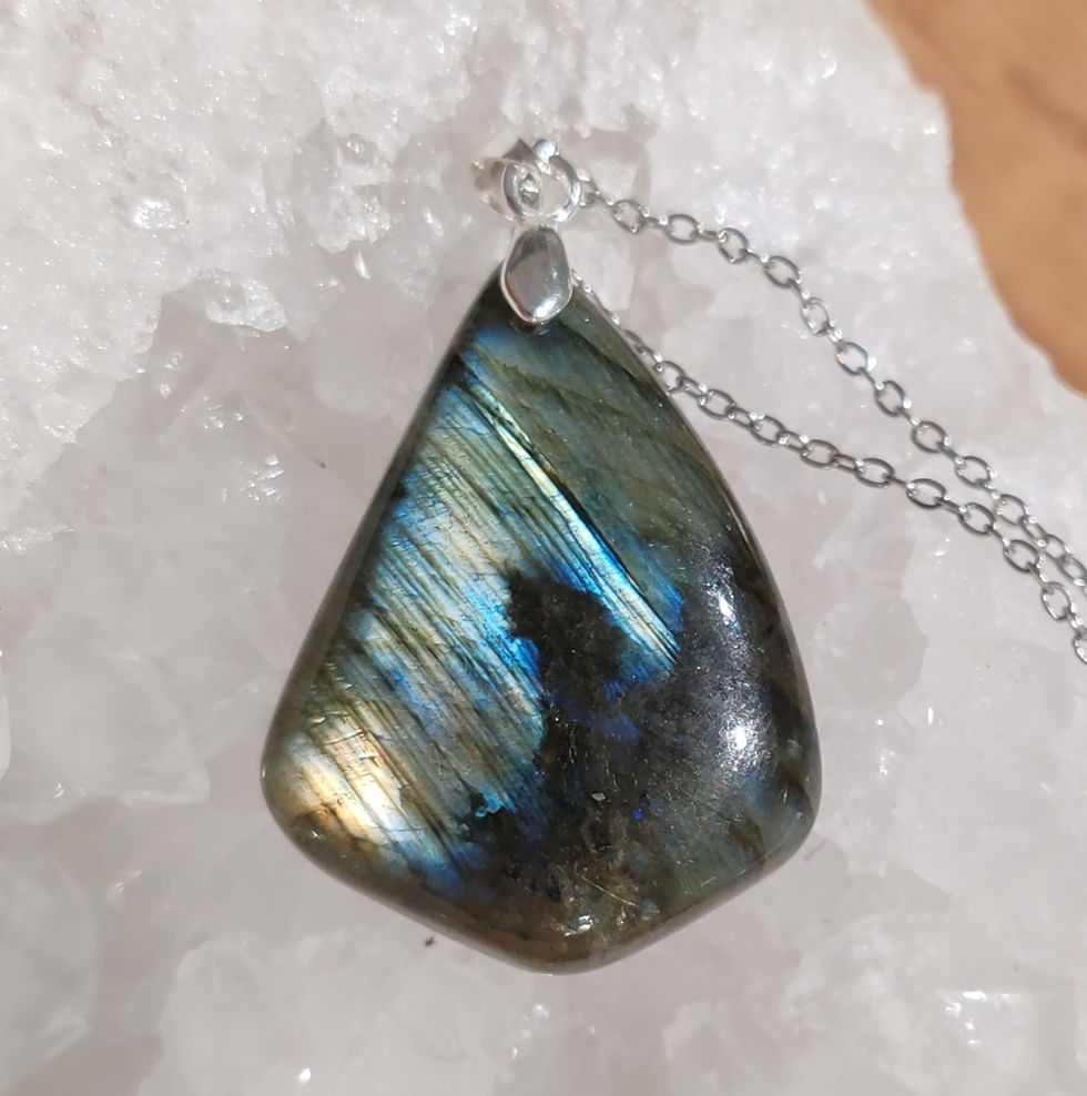 Miniature : Pendentif en Labradorite