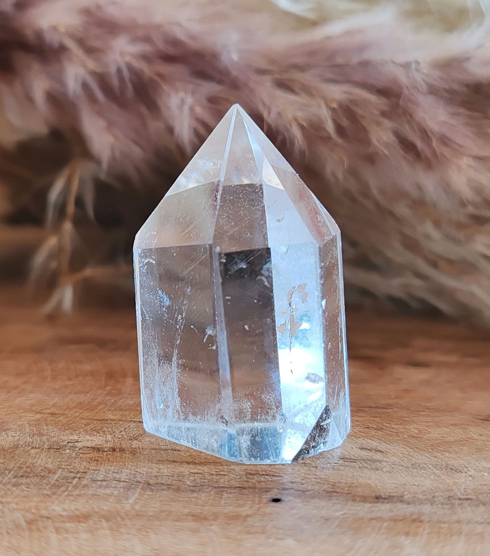 Miniature : pointe polie en cristal de roche
