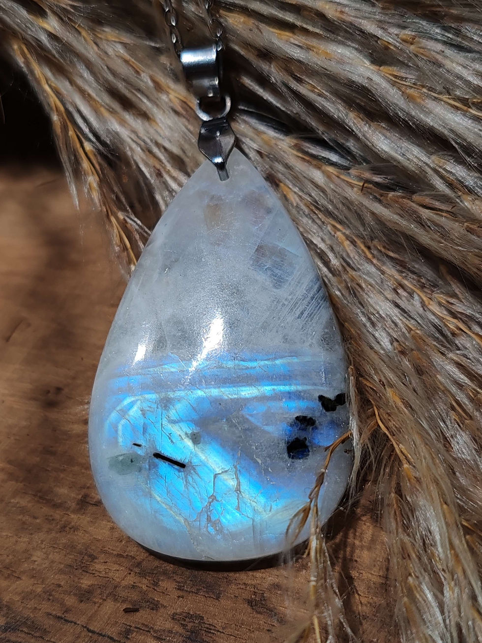 Miniature : Pendentif en Péristérite