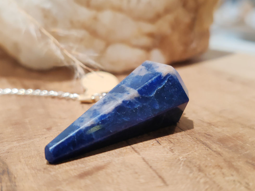 Miniature : Pendule en Sodalite