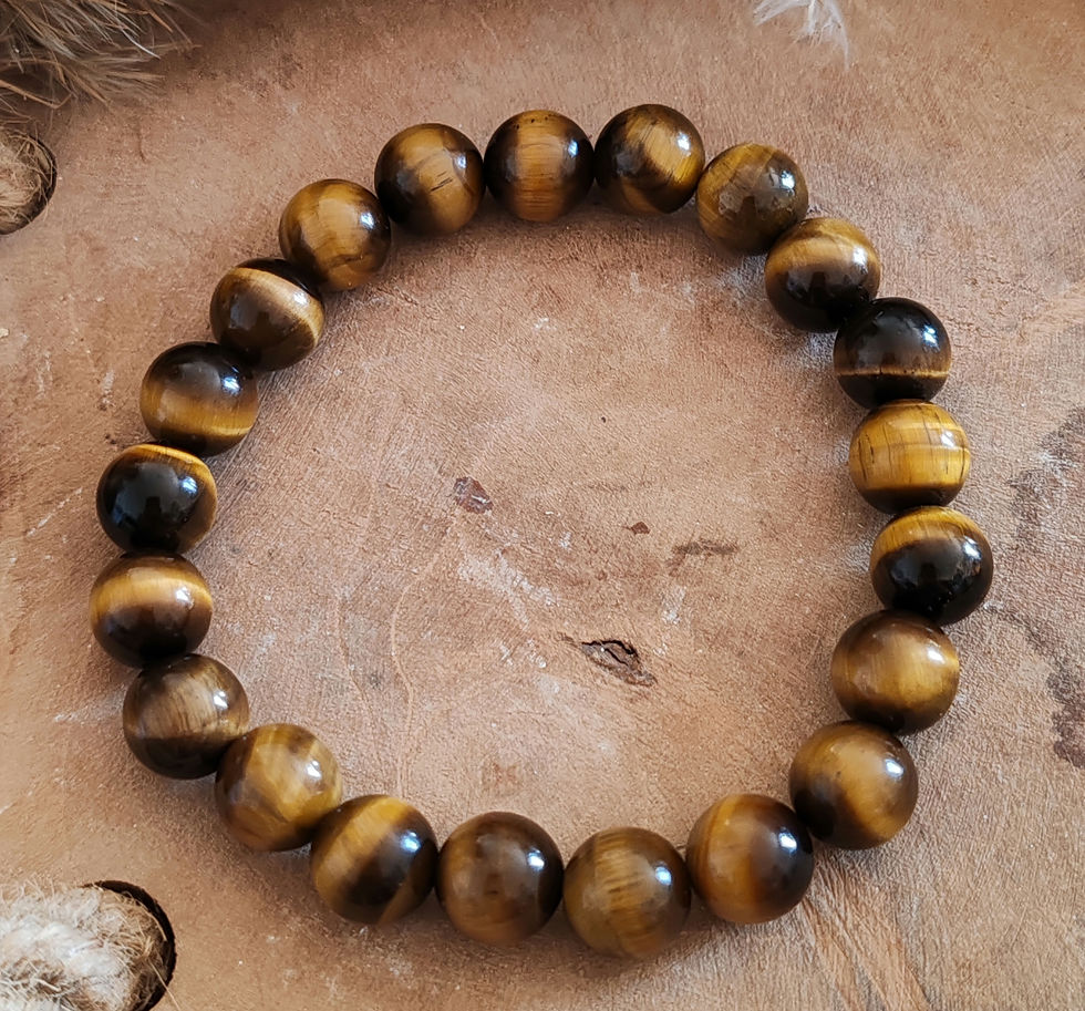 Miniature : bracelet en œil de tigre