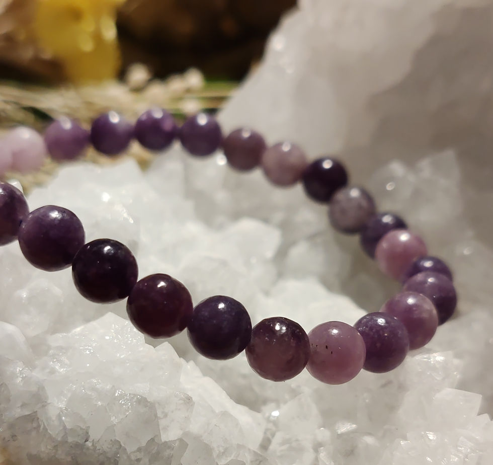 Miniature : Bracelet en Lépidolite