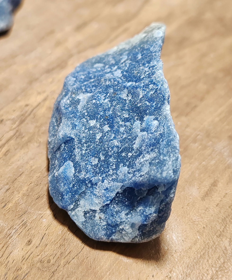 Miniature : aventurine bleue brut pm