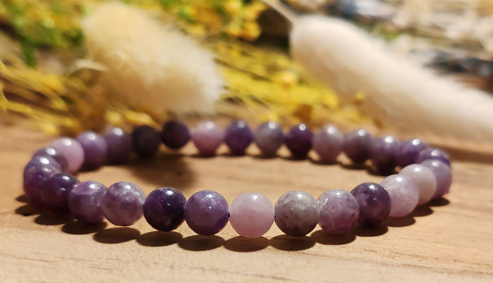 Miniature : Bracelet en Lépidolite