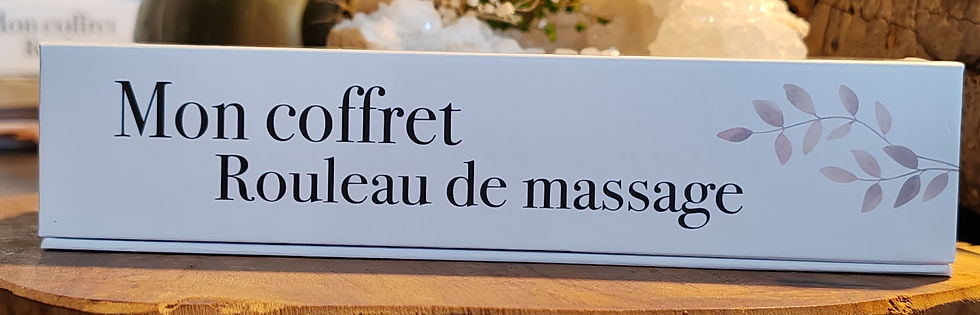 Miniature : Coffret rouleau de massage en Cristal de roche