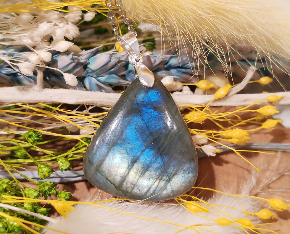 Miniature : Pendentif en Labradorite