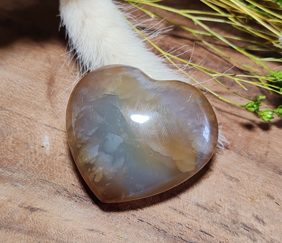 Miniature : Cœur en Cornaline polie