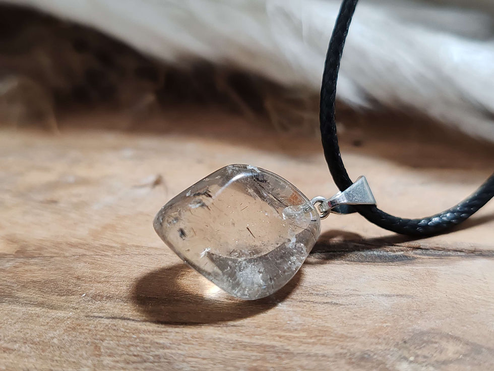 Miniature : Pendentif en Quartz fumé