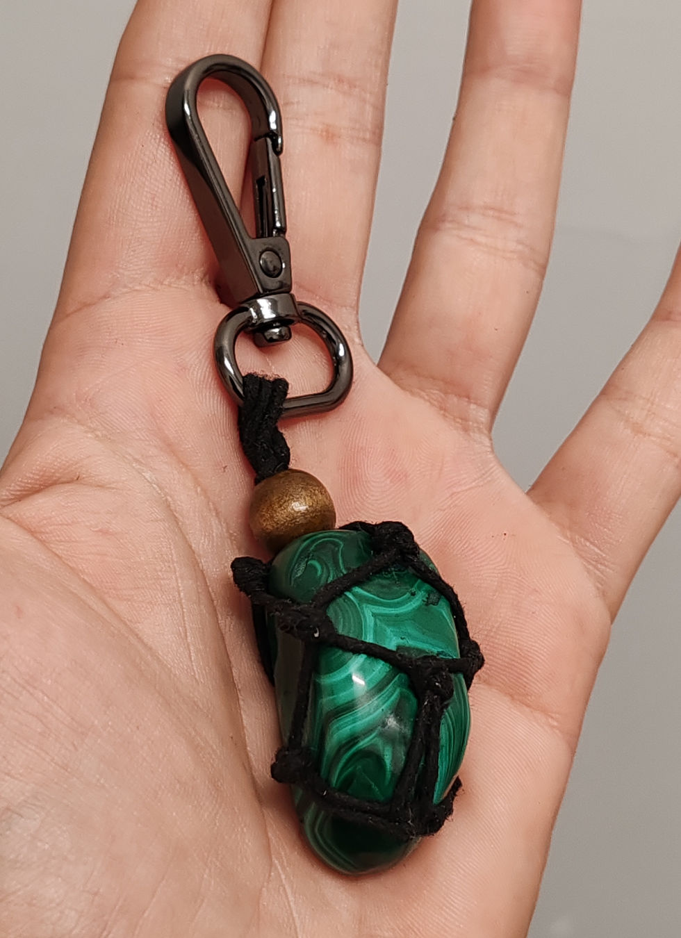 Miniature : Pendentif pour animaux en Malachite - Lithothérapie
